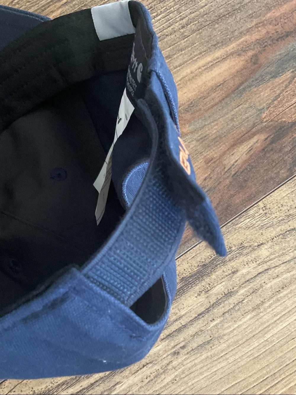 Carhartt Dark Navy Baseball Hat with Logo Patch